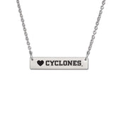 Fan Frenzy Gifts Iowa State Cyclones Officially Licensed Bar Necklace